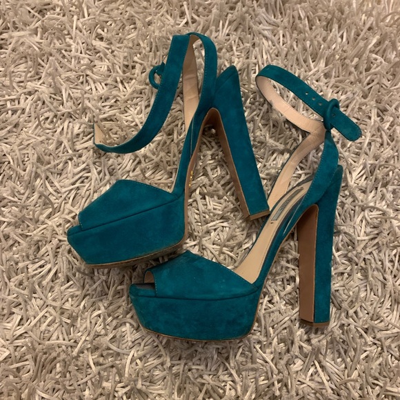 Prada suede platform heels 39.5 - Picture 4 of 7
